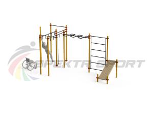 Купить Спортивный комплекс для инвалидов-колясочников WRK-D17_76mm в Талдоме 
