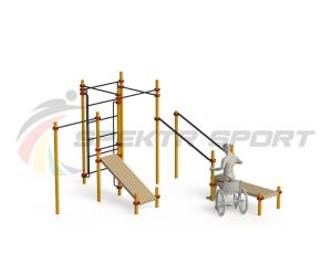 Купить Спортивный комплекс для инвалидов-колясочников WRK-D20_76mm в Талдоме 
