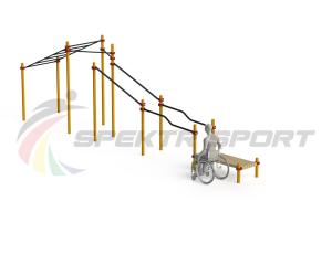 Купить Спортивный комплекс для инвалидов-колясочников WRK-D22_76mm в Талдоме 